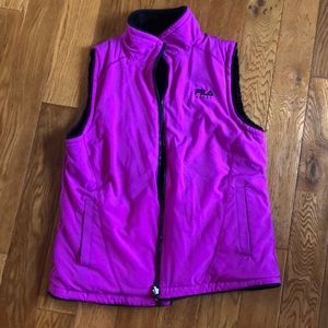 FILA sport vest. Reversible!
